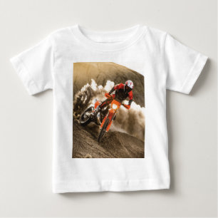 T-shirt Pour Bébé Motocycliste de Motocross