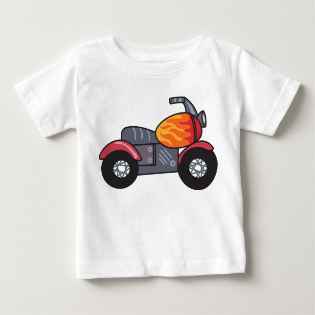 T-shirt Pour Bébé Motorcycle pour enfants (Devant)