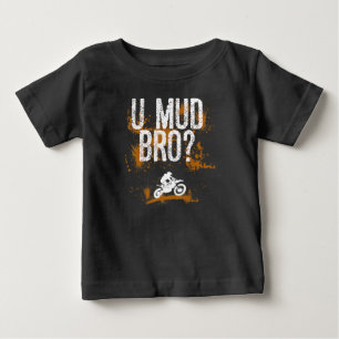 T-shirt Pour Bébé Motos de mec frangin mec motards embourbés