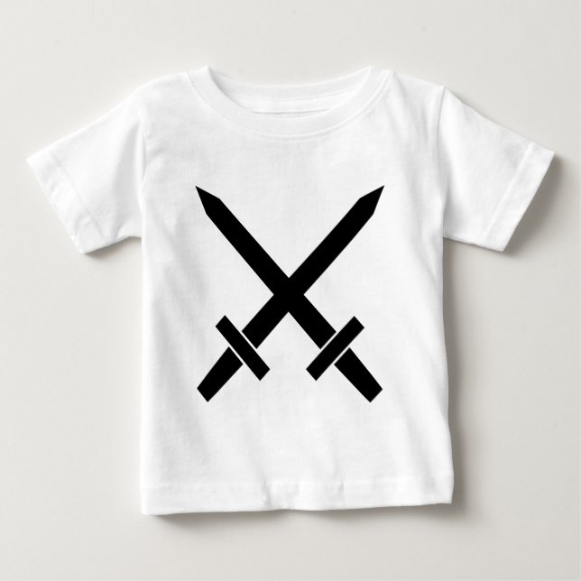 T-shirt Pour Bébé Mots croisés (Devant)