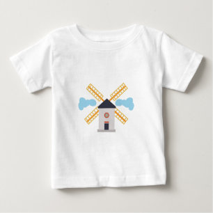 T-shirt Pour Bébé Moulin à vent