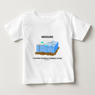 T-shirt Pour Bébé Moulins système de tuyauterie interne d'un glacie