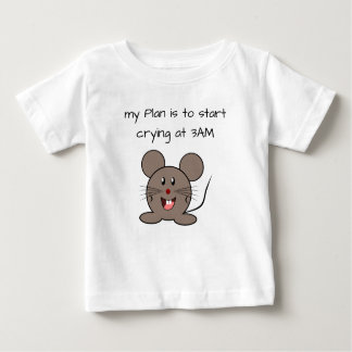 T-shirt Pour Bébé Mouse de bébé amusante