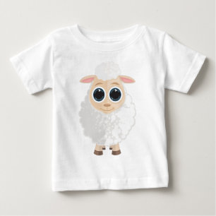 T-shirt Pour Bébé Mouton blanc