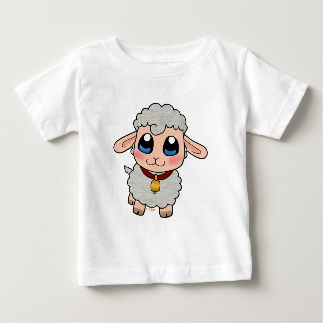 T-shirt Pour Bébé Moutons mignons (Devant)