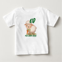 Moutons mignons drôles Vêtements bébé Eid Adha drô