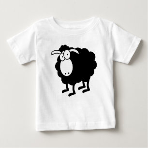 T-shirt Pour Bébé Moutons noirs