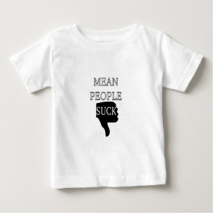 T-shirt Pour Bébé Moyenne Des Gens Suck