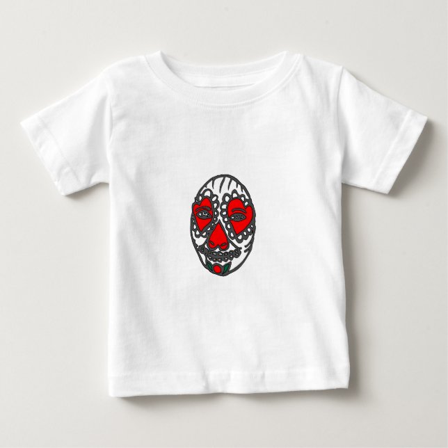 T-shirt Pour Bébé Muerte "Coeurs" (Devant)