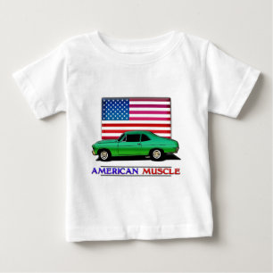 T-shirt Pour Bébé Muscle américain Hotrod