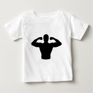 T-shirt Pour Bébé Muscles de musculation