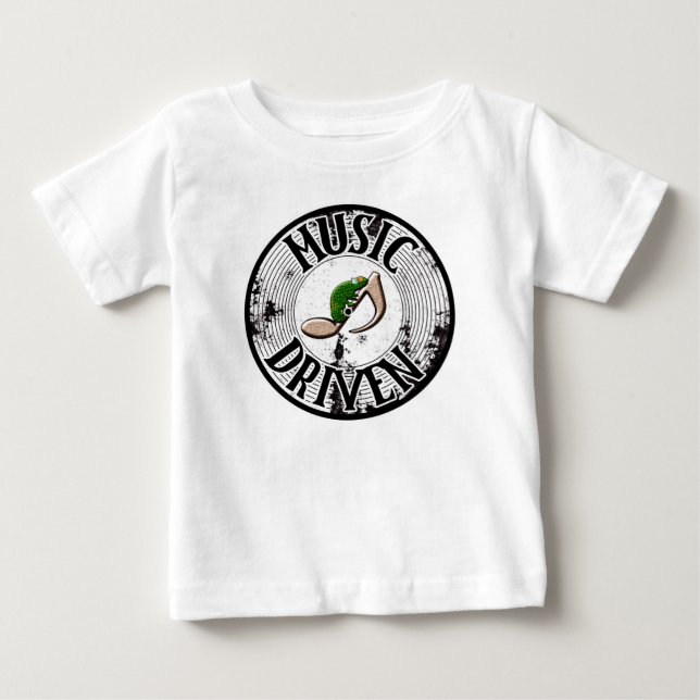 T-shirt Pour Bébé Musique (Devant)