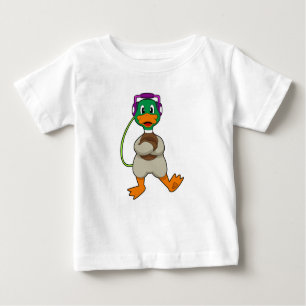 T-shirt Pour Bébé Musique du casque