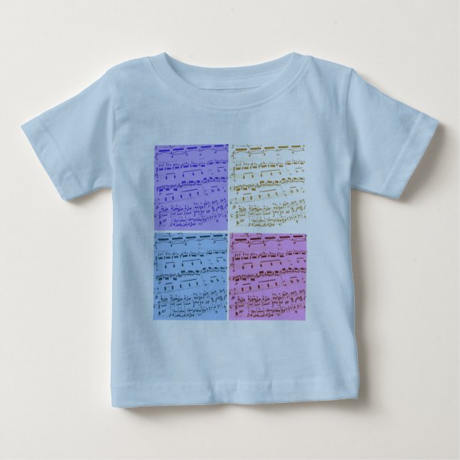 T-shirt Pour Bébé Musique majeure/étudiante/enseignant (Devant)