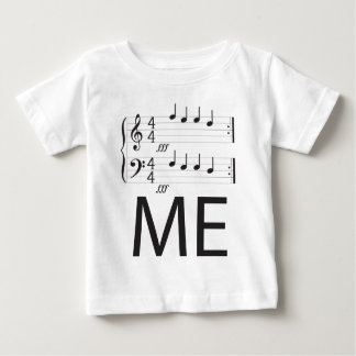 T-shirt Pour Bébé Musique Nourrisson Long Manche, Nourris-moi !