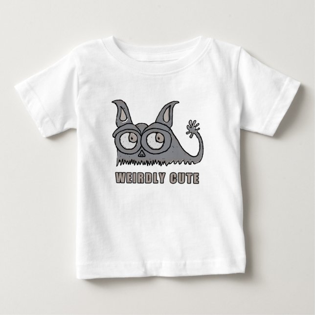 T-shirt Pour Bébé Mutant de chat mou cosmique (Devant)