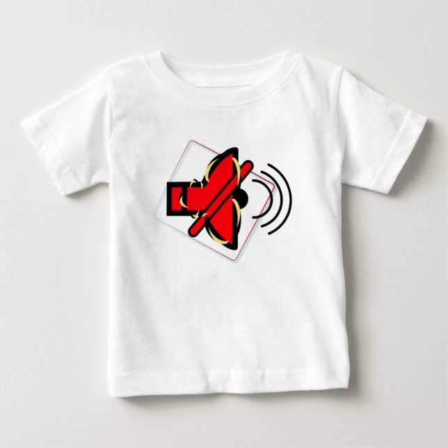 T-shirt Pour Bébé Mute (Devant)