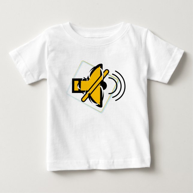 T-shirt Pour Bébé Mute (Devant)