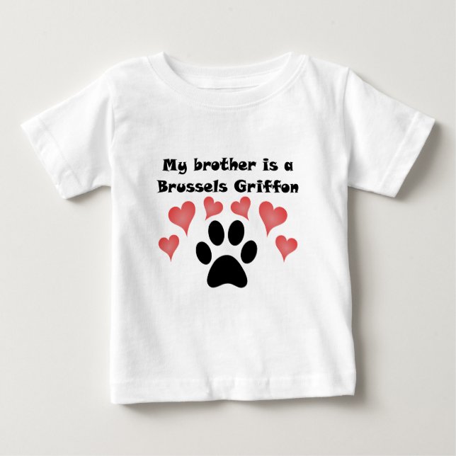T-shirt Pour Bébé My Brother Is A Brussels (Devant)