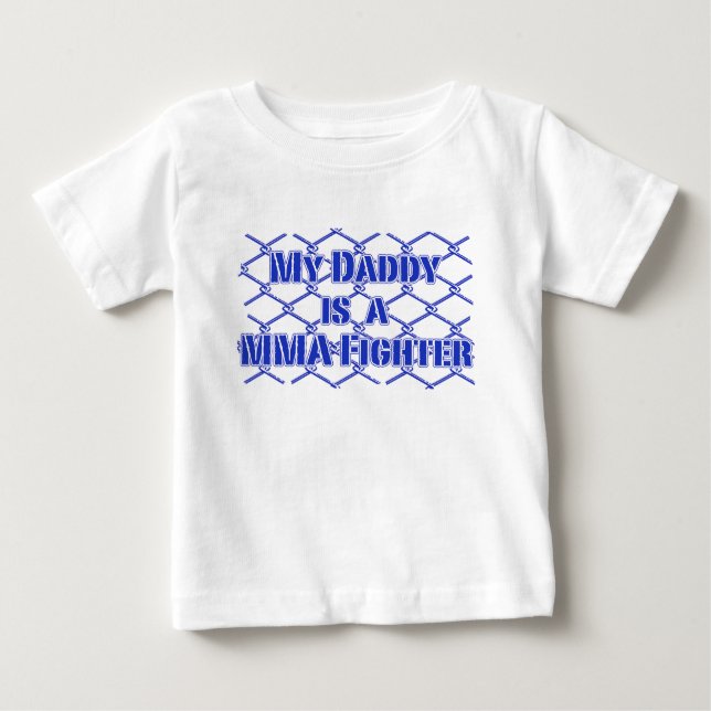 T-shirt Pour Bébé My Daddy is a MMA Fighter! (Devant)
