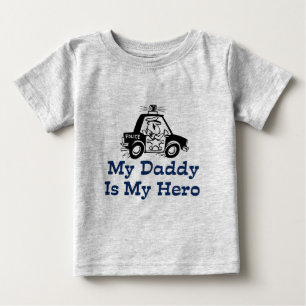 T-shirt Pour Bébé My Daddy Is My Hero