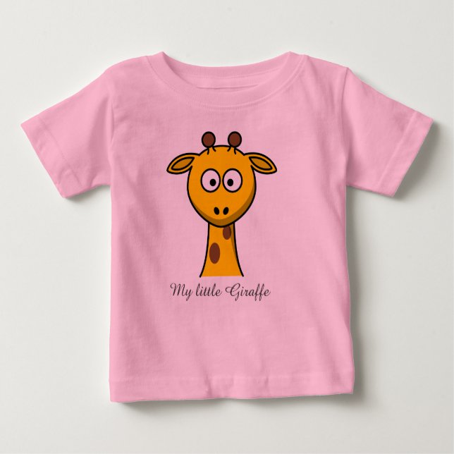 T-shirt Pour Bébé My little Giraffe II (Devant)