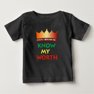 T-shirt pour bébé My Worth