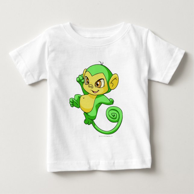 T-shirt Pour Bébé Mynci Green (Devant)