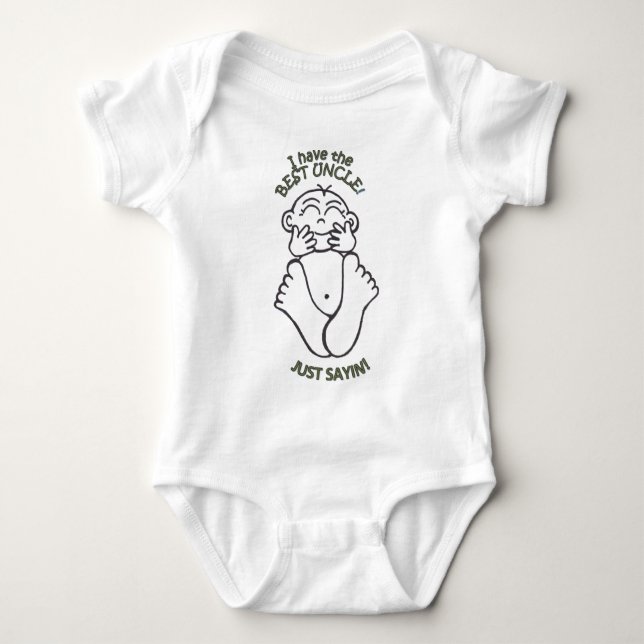 T-shirt Pour Bébé myoncle2 (Devant)