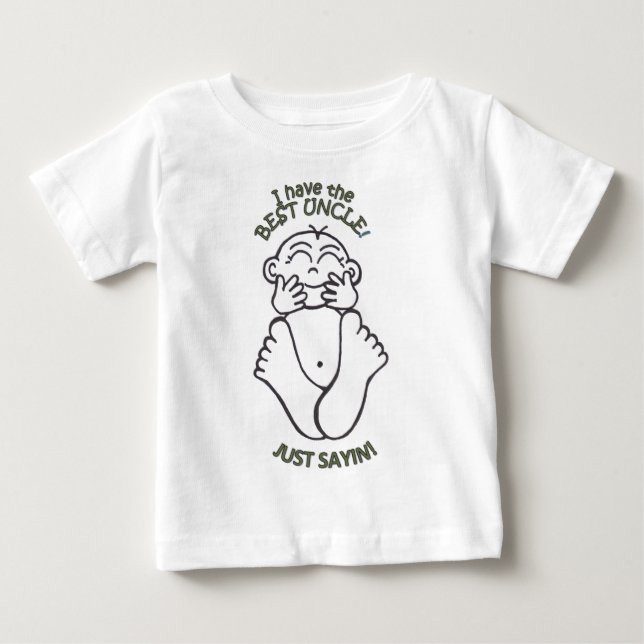 T-shirt Pour Bébé myoncle2 (Devant)