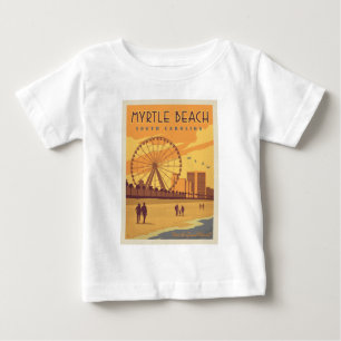 T-shirt Pour Bébé Myrtle Beach Caroline du Sud