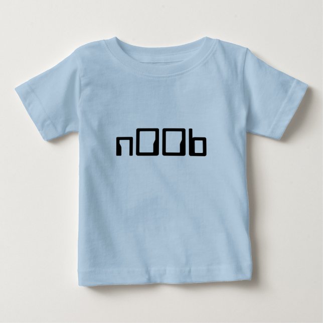 T-shirt Pour Bébé n00b Onsie Organic (Devant)