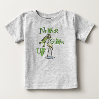 T-shirt Pour Bébé N'abandonnez jamais le héron d'obstruction de