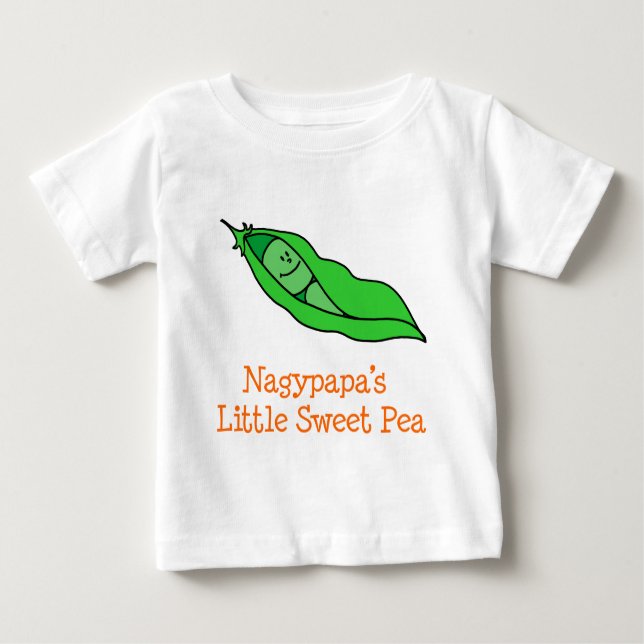 T-shirt Pour Bébé Nagypapa Petit Pois doux (Devant)