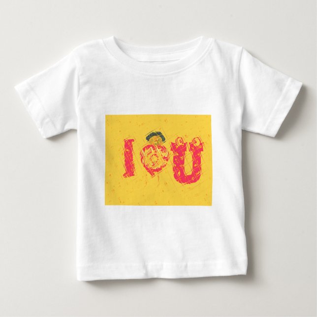 T-shirt Pour Bébé Nakupenda - I Love U Swahili Mot Texte Signifiant  (Devant)