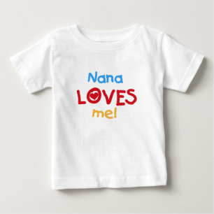 T-shirt Pour Bébé Nana m'aime