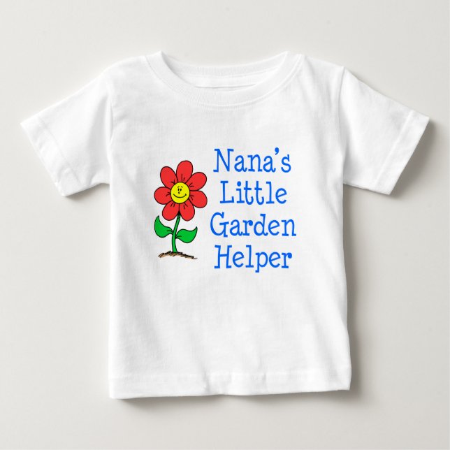 T-shirt Pour Bébé Nana's Garden Helper (Devant)