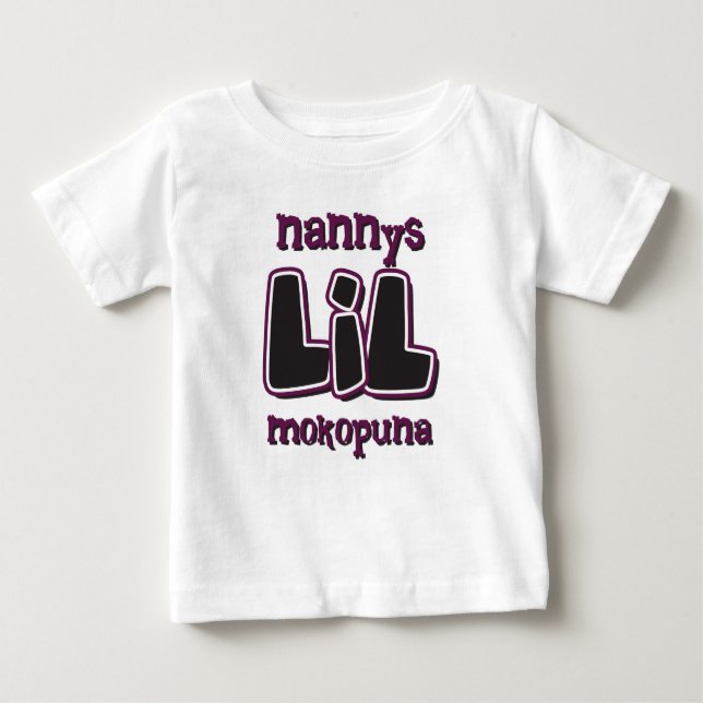 T-shirt Pour Bébé Nannys LIL Mokopuna (Devant)