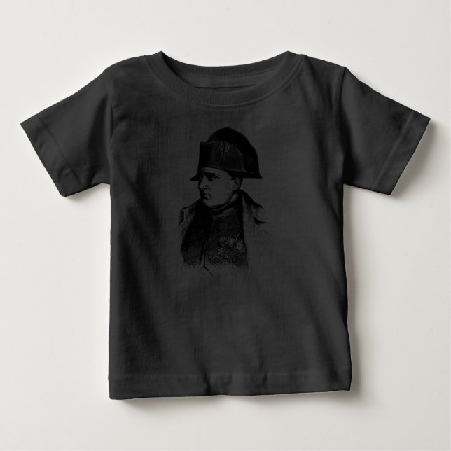 T-shirt Pour Bébé Napoléon Silhouette (Devant)