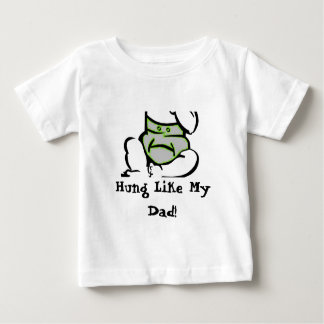 T-shirt Pour Bébé Nappy, Accroché Comme Mon Père !