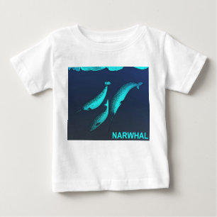 T-shirt Pour Bébé Narwhal