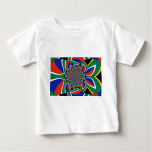 T-shirt Pour Bébé Nation Arc-en-ciel : Afrique du Sud vivante Imprim