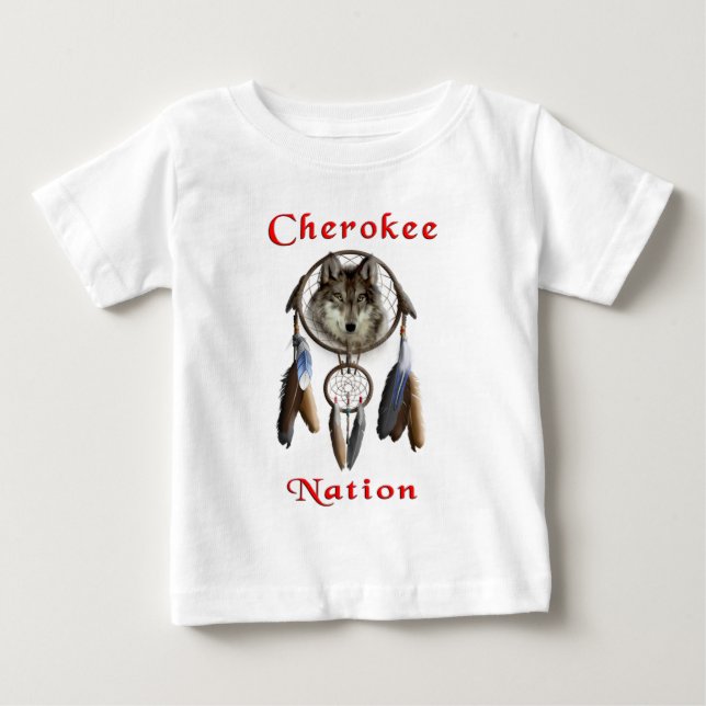 T-shirt Pour Bébé Nation cherokee (Devant)