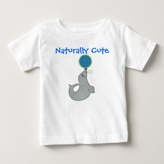 T-shirt Pour Bébé Naturellement mignon (Devant)