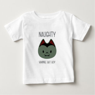 T-shirt Pour Bébé Naughty - Vampire Bat Boy