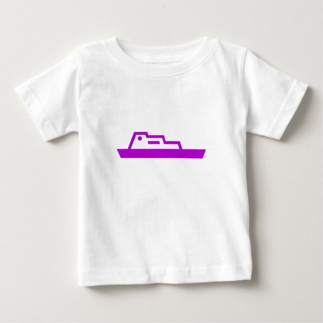 T-shirt Pour Bébé navire (Devant)