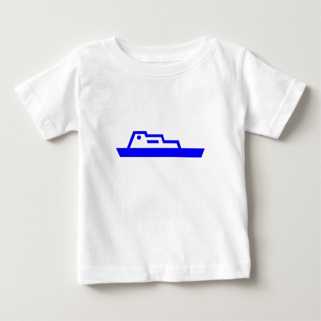 T-shirt Pour Bébé navire (Devant)
