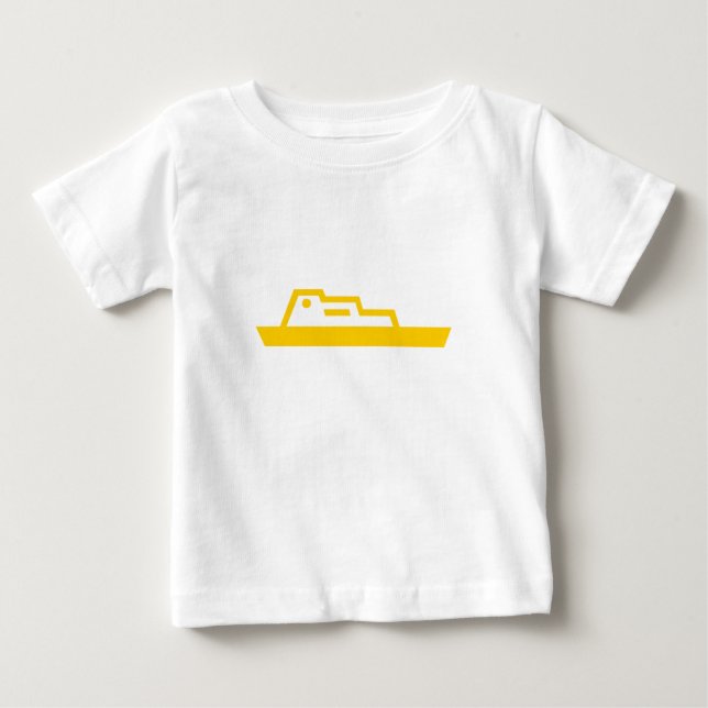 T-shirt Pour Bébé navire (Devant)