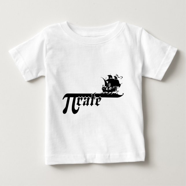 T-shirt Pour Bébé Navire à tarif Pi (Devant)