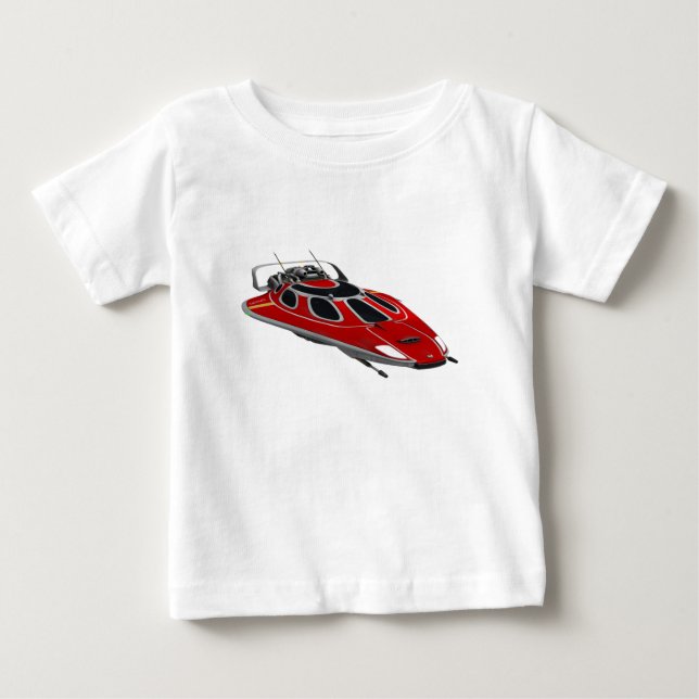 T-shirt Pour Bébé Navire spatial (Devant)